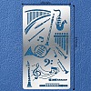 304 Stainless Steel Cutting Dies Stencils DIY-WH0242-083-1