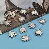 Tarnish Resistant 201 Stainless Steel Elephant Charms X-STAS-Q192-15-6
