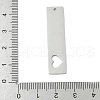 304 Stainless Steel Pendants STAS-D365-02P-3