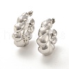 Rack Plating Brass Stud Earrings EJEW-M240-11P-1