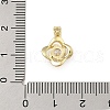 Brass Micro Pave Cubic Zirconia Pendants KK-U041-02G-02-3