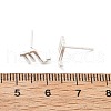 S925 Sterling Silver Stud Earrings EJEW-K303-01S-08-4