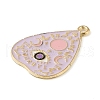 Tarot Style Alloy Eanaml Pendants PALLOY-S184-02G-A-2