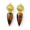 Natural Tiger Eye Big Pendants G-H281-07G-07-2