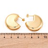 Flat Round 304 Stainless Steel Stud Earrings EJEW-A125-16G-5