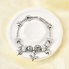 Alloy European Beads Charm Bracelets BJEW-F495-13P-1