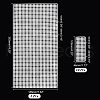 Plastic Mesh Canvas Sheets KY-WH0020-75-2