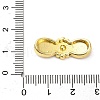 Brass Beads Rhinestone Settings KK-L229-018G-3