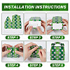 Olycraft 16pcs Football Pattern Kraft Paper Candy Boxes CON-OC0001-65B-4