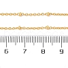 Long-Lasting Plated Brass Cable Chain Necklaces X-NJEW-K112-09G-NF-3