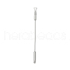 201 Stainless Steel Beadable Double Head Cuticle Pusher Nail Tools STAS-R161-01P-1