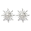 304 Stainless Steel Stud Earrings EJEW-D319-11P-4