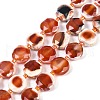 Natural Fire Crackle Agate Beads Strands G-NH0004-050-2