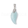 Natural Mixed Stone Pendants PALLOY-JF02350-3