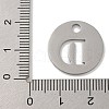 Non-Tarnish 304 Stainless Steel Pendants STAS-F233-M-P01-A-D-3