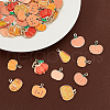 AHADERMAKER 44pcs 11 styles Thanksgiving Day Alloy Enamel Pendants ENAM-GA0001-08-4