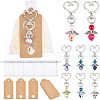  2 Sets Alloy Keychains HJEW-NB0001-21-1