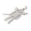 Non-Tarnish 304 Stainless Steel Pendants STAS-Z069-03P-2