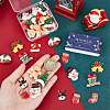 SUNNYCLUE 48Pcs 12 Styles Christmas Theme Opaque Resin Cabochons CRES-SC0002-54-3