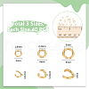 Unicraftale 120Pcs 3 Styles 304 Stainless Steel Open Jump Rings STAS-UN0060-82-3