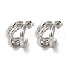 Non-Tarnish 304 Stainless Steel Stud Earrings EJEW-Z026-16P-1