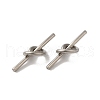 Non-Tarnish 304 Stainless Steel Pendants STAS-P336-08C-P-2