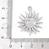 304 Stainless Steel Pendants STAS-D366-01H-P-3