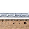 Electroplate Glass Beads Strands EGLA-L045-F-PL02-4