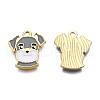 Alloy Enamel Pendants ENAM-S119-002D-1