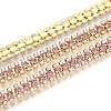 Iron Rhinestone Cup Chains CH-T006-04G-11-1