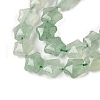 Natural Green Aventurine Star Beads Strands G-Z080-A12-4