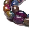 Natural Agate Beads Strands G-B079-E01-01D-4