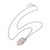 3Pcs 3 Sizes 304 Stainless Steel Rolo Chain Macrame Pouch Necklace Making NJEW-JN05071-01-3