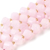Natural Quartz Dyed Beads Strands G-U023-A02-02-2