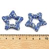Star Shape Polymer Clay Rhinestone Beads CLAY-NH0001-06H-3