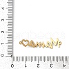 Mother's Day 201 Stainless Steel Connector Charms X-STAS-F316-38G-3