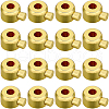SUNNYCLUE Brass Crimp Beads KK-SC0004-42G-1