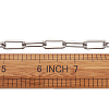 304 Stainless Steel Paperclip Chains CHS-YS0001-02P-9