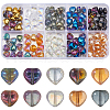 SOFPLATE 160Pcs 10 Colors Electroplate Glass Beads EGLA-SP0001-22-1