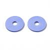 Flat Round Eco-Friendly Handmade Polymer Clay Beads CLAY-R067-12mm-32-7