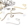 240Pcs 4 Colors Brass Earring Hooks DIY-YW0005-43-4