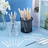 Gorgecraft 200Pcs PE Makeup Brush Protector Reusable Expandable Mesh Cover MRMJ-GF0001-51A-4