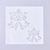 Christmas Theme Plastic Reusable Drawing Painting Stencils Templates DIY-G027-A01-2