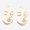 Brass Pendants X-KK-Q750-008G-1