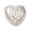 Rack Plating Brass Micro Pave Cubic Zirconia Pendants KK-I722-04P-M-1