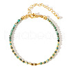 Bohemian Style Natural African Turquoise(Jasper) Round Beaded Bracelets for Women CA1141-1-2