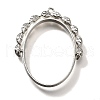 Rotatable Alloy Swivel Open Back Bezel Pendants PALLOY-I223-18P-1