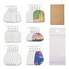 Biyun DIY Sublimation Dangle Earring Making Finding Kits DIY-BY0001-36-2