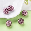 DIY Polymer Clay Grade A Rhinestone Pave Disco Ball Beads X-RB-H258-10MM-212-6