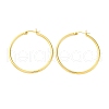 Brass Hoop Earrings for Women EJEW-I270-13B-G-4